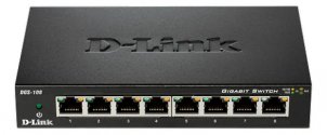 Switch D-Link DGS-108 8-Portar avskärmad Gigabit 