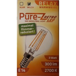 LED lampa Pure-Z Retro | 300lm E14