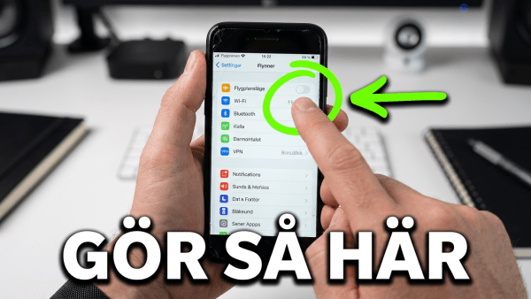Surfa helt strålningsfritt med mobilen