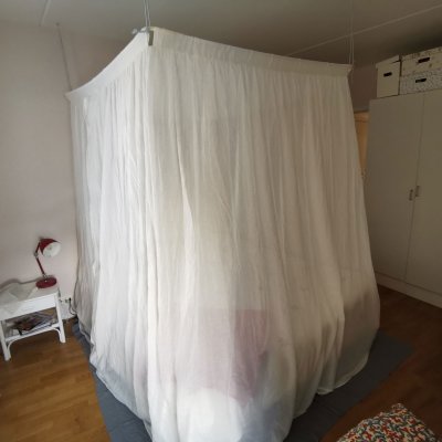 Avskärmande Baldakin | Naturell | Takställning | 160 cm