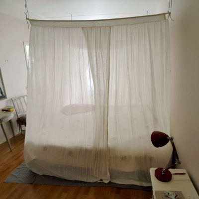 Avskärmande Baldakin | Naturell | Takställning | 160 cm
