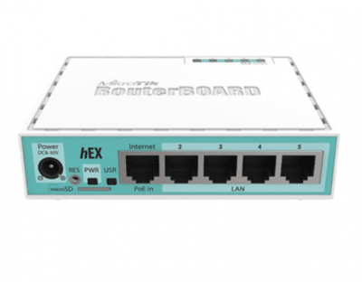 Router hEX 5p utan WiFi
